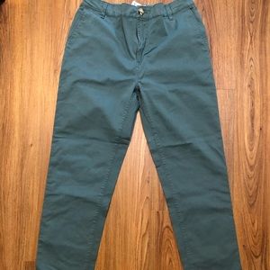 Cotton On- Drake Roller Pant Green  - Size 34